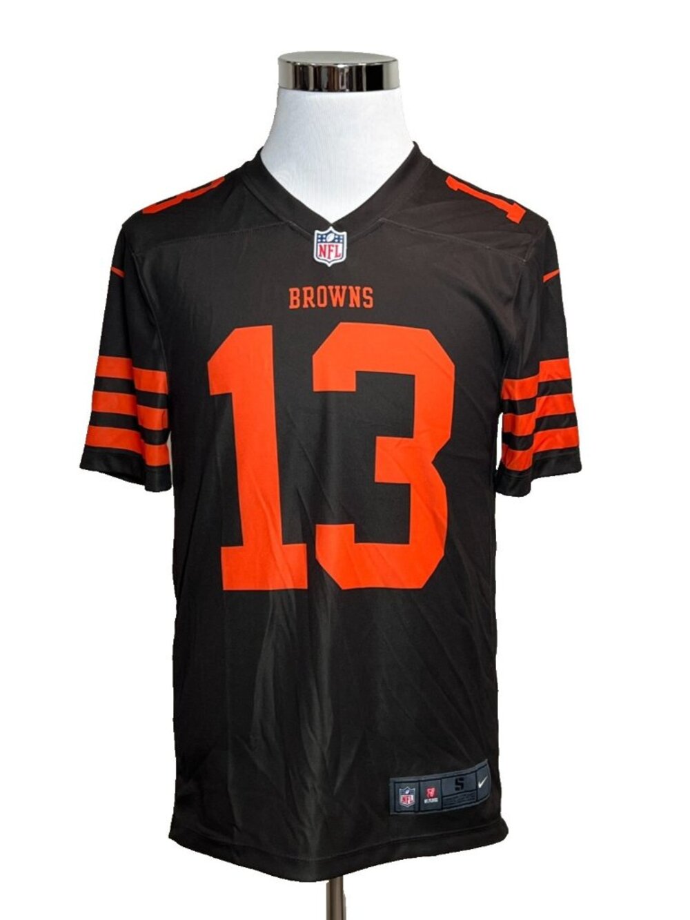 Nike Cleveland Browns Odell Beckham JR Jersey Color Rush NFL Football #13 Small